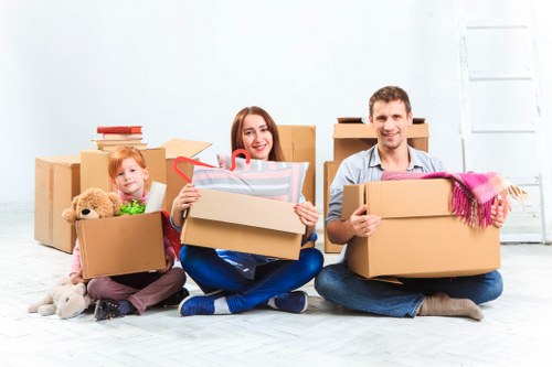 Furniture protection and packing for a flat move in Eastfinchley