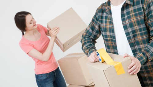 Household storage solutions in Eastfinchley with organised boxes and furniture