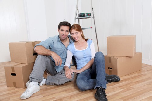 Efficient space-saving household storage in Eastfinchley