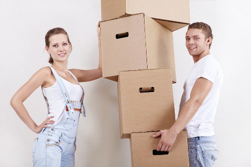 Professional movers planning a local house move in East Finchley